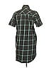 Topo Designs 100% Cotton Plaid Green Casual Dress Size S - photo 2