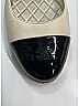 Chanel 100% Leather Ivory Patent Toe Cap Ballet Flats Size EU 39 - photo 5