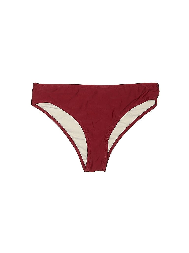 Pre-owned Beachsissi Swimsuit Bottoms In Burgundy
