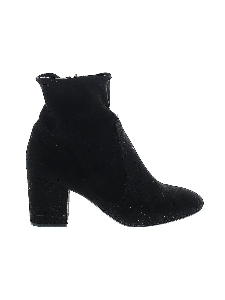 Pre-owned Ann Taylor Loft Ankle Boots In Black