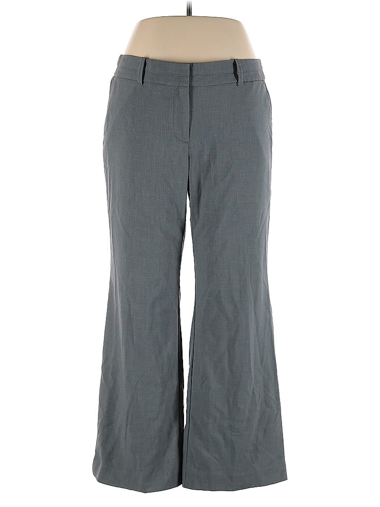 Pre-owned Ann Taylor Loft Outlet Dress Pants In Gray