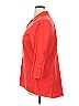 Foxcroft Red 3/4 Sleeve Button-Down Shirt Size 14 - photo 5