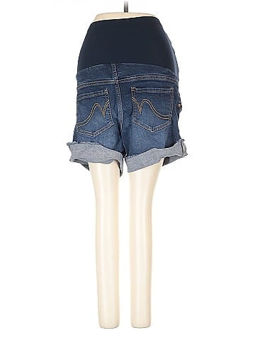 Indigo Blue Denim Shorts (view 2)