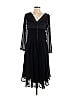 Belstaff 100% Silk Black Cocktail Dress Size EU (IT) 46 / US 10 - photo 1