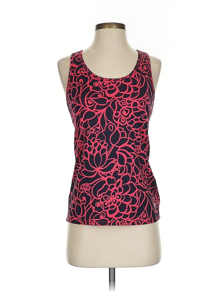 Click to view more detailed imagery on our partner's website Pre-owned Talbots Tank Top Red Halter Neckline Tops