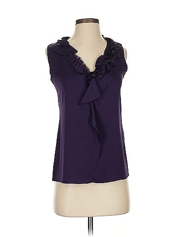 Elie Tahari Sleeveless Silk Top (view 1)