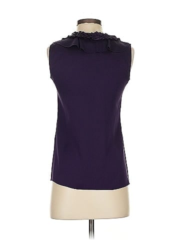 Elie Tahari Sleeveless Silk Top (view 2)