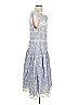 ML Monique Lhuillier 100% Polyester Blue Casual Dress Size 14 - photo 4