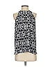 Sanctuary Silver Black Sleeveless Blouse Size XS - photo 1