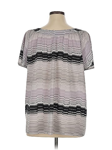 Daisy Fuentes Short Sleeve Blouse (view 2)