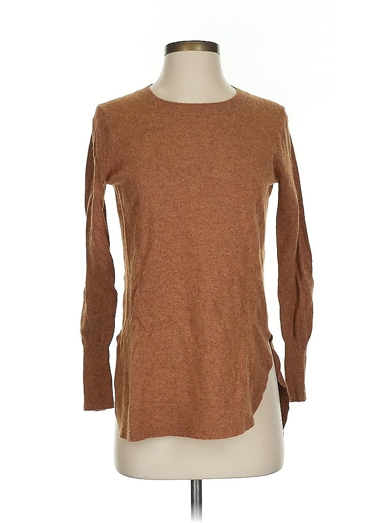 Pre-owned J.crew Factory Store Pullover Sweater In Brown