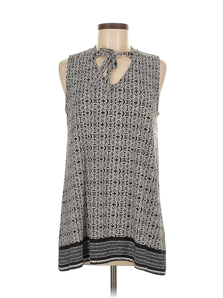 Pre-owned Rafaella Sleeveless Blouse In Gray