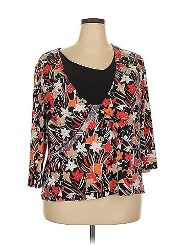 Sag Harbor 3/4 Sleeve Blouse (view 1)