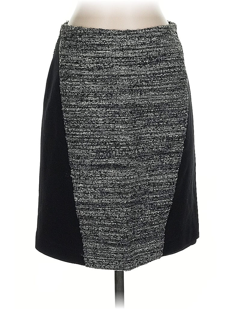 Pre-owned Ann Taylor Formal Skirt In Gray