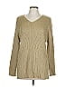 Liz Claiborne Metallic Gold Pullover Sweater Size L - photo 1