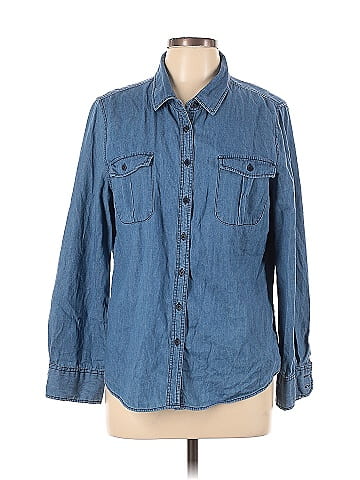 Lucy & Laurel Long Sleeve Button-Down Shirt (view 1)
