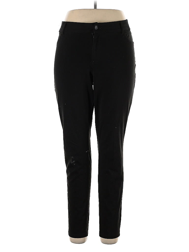 Pre-owned Simply Vera Vera Wang Active Pants In Black