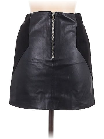 River Island Faux Leather Skirt (view 2)