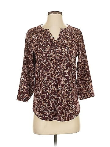 Christopher & Banks 3/4 Sleeve Blouse (view 1)