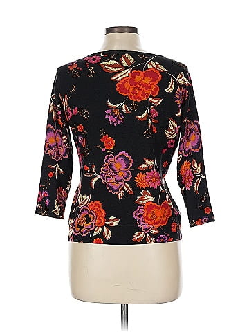 August Silk 3/4 Sleeve Top (view 2)