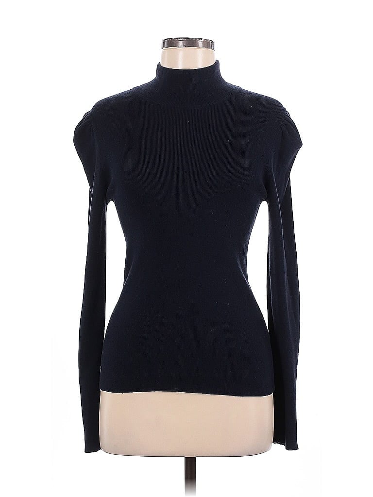 Pre-owned La Vie Rebecca Taylor Turtleneck Sweater In Blue
