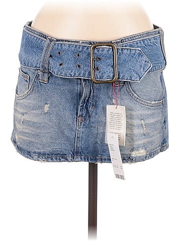 BDG Denim Skirt (view 1)