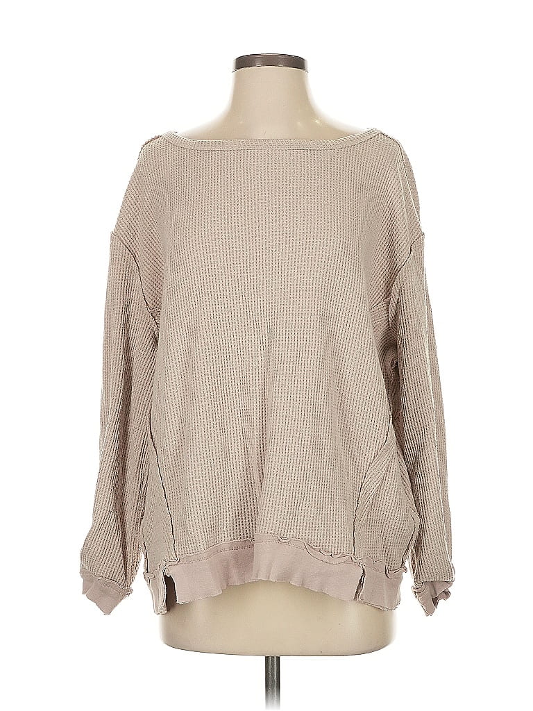 Pre-owned Pink Lily Pullover Sweater In Brown