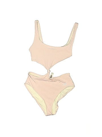 Solid & Striped One Piece Swimsuit (view 1)