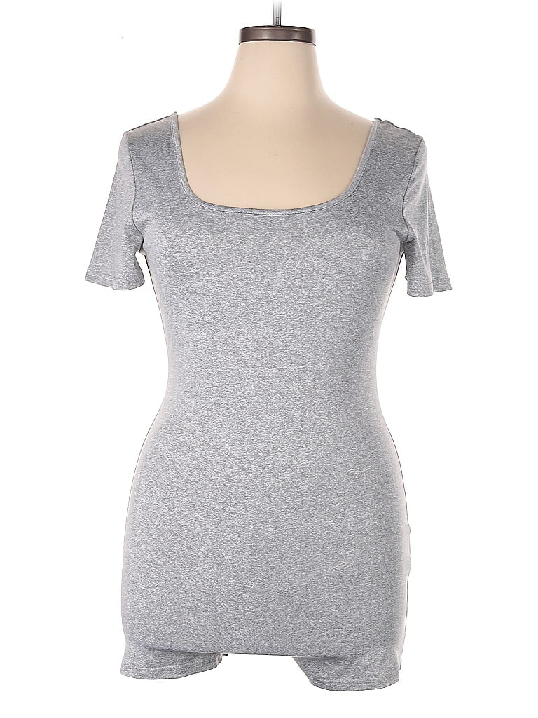 Pre-owned Shein Romper In Gray