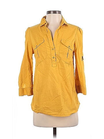 Fei 3/4 Sleeve Button-Down Shirt (view 1)