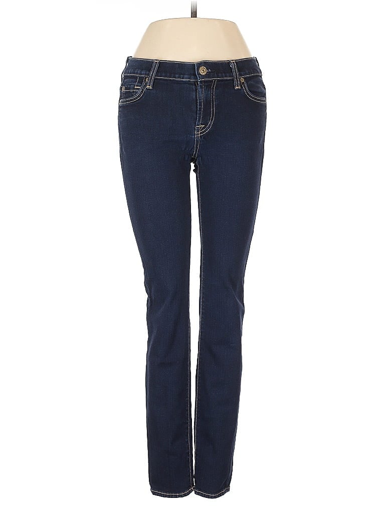 Pre-owned 7 For All Mankind Jeans In Blue