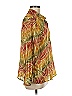 BFA Classics 100% Polyester Print Gold Long Sleeve Blouse Size M (petite) - photo 4