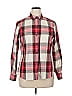 Foxcroft Plaid Red Long Sleeve Button-Down Shirt Size 16 - photo 1
