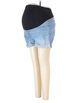 Isabel Maternity Denim Shorts (view 1)