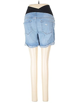 Isabel Maternity Denim Shorts (view 2)