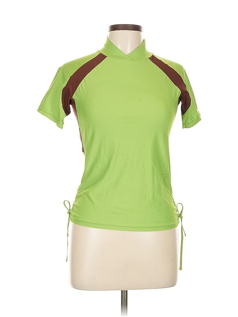 Pre-owned Unbranded Active T-shirt In Green