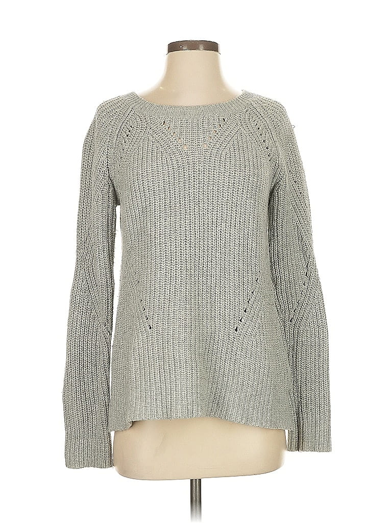 Pre-owned Lucky Brand Pullover Sweater In Gray