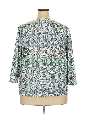 Hearts of Palm Woman 3/4 Sleeve Blouse (view 2)