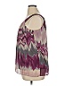 ECI 100% Polyester Purple Sleeveless Blouse Size 14 - photo 4
