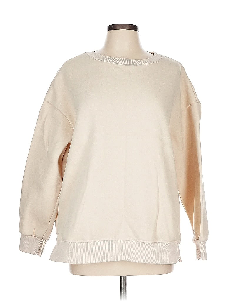 Pre-owned Assorted Brands Sweatshirt In White