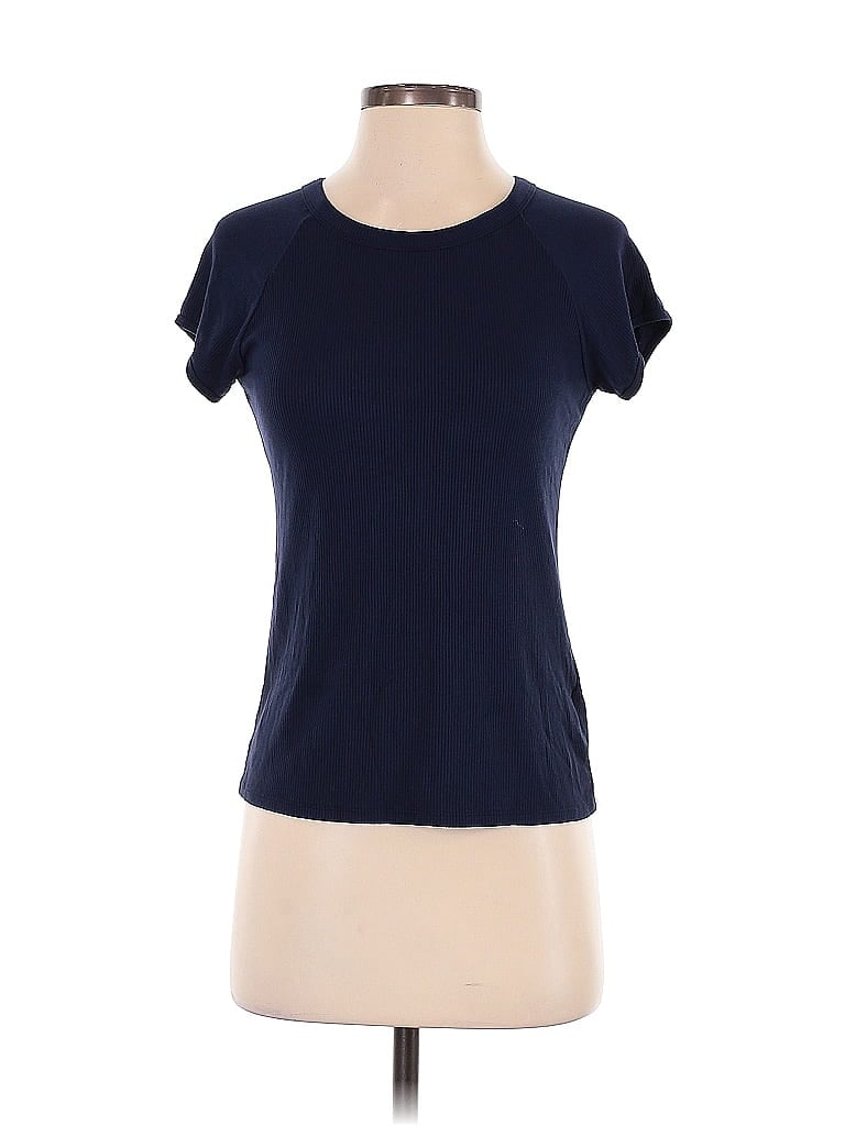 Pre-owned 1.state Short Sleeve T-shirt In Blue