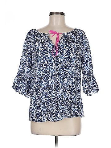 Milly 3/4 Sleeve Blouse (view 1)
