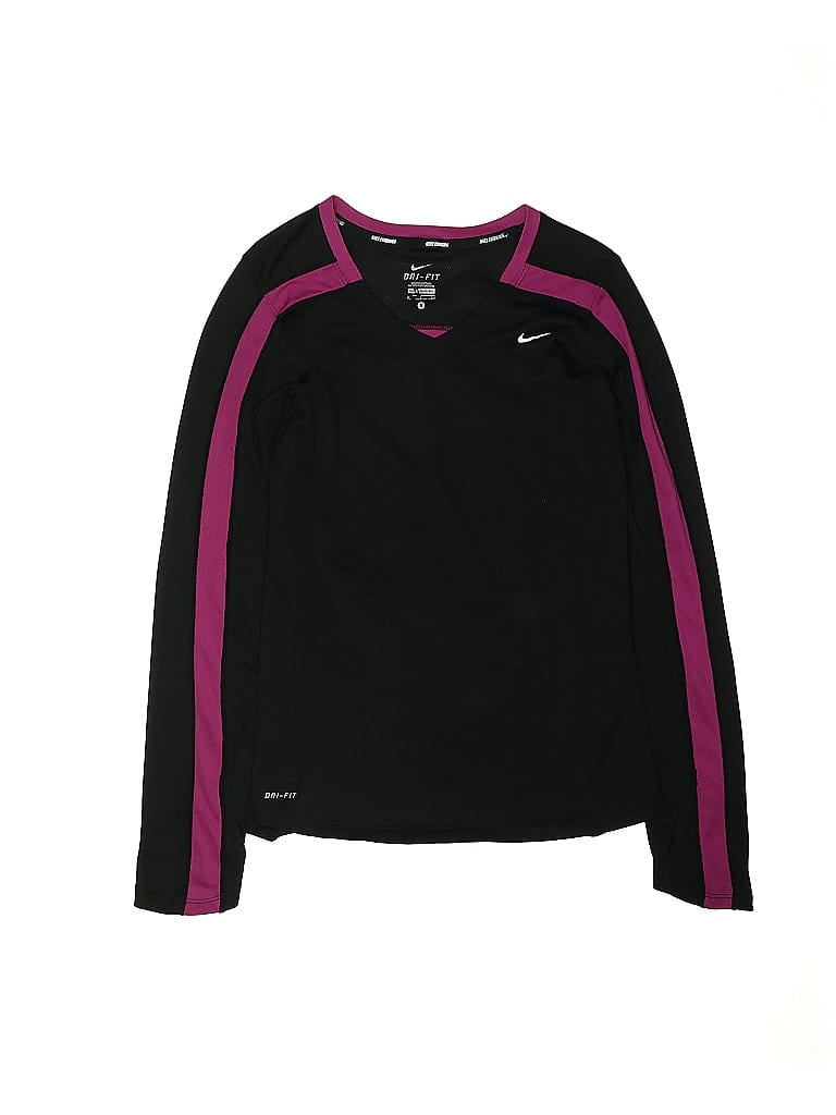 Pre-owned Nike Kids' Long Sleeve T-shirt In Black