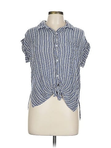 En Creme Short Sleeve Blouse (view 1)