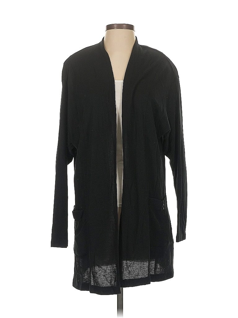 Pre-owned Coldwater Creek Cardigan Sweater In Black