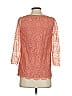 Fossil 100% Nylon Orange Pink 3/4 Sleeve Blouse Size XS - photo 2