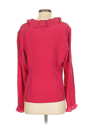 August Silk Long Sleeve Silk Top (view 2)