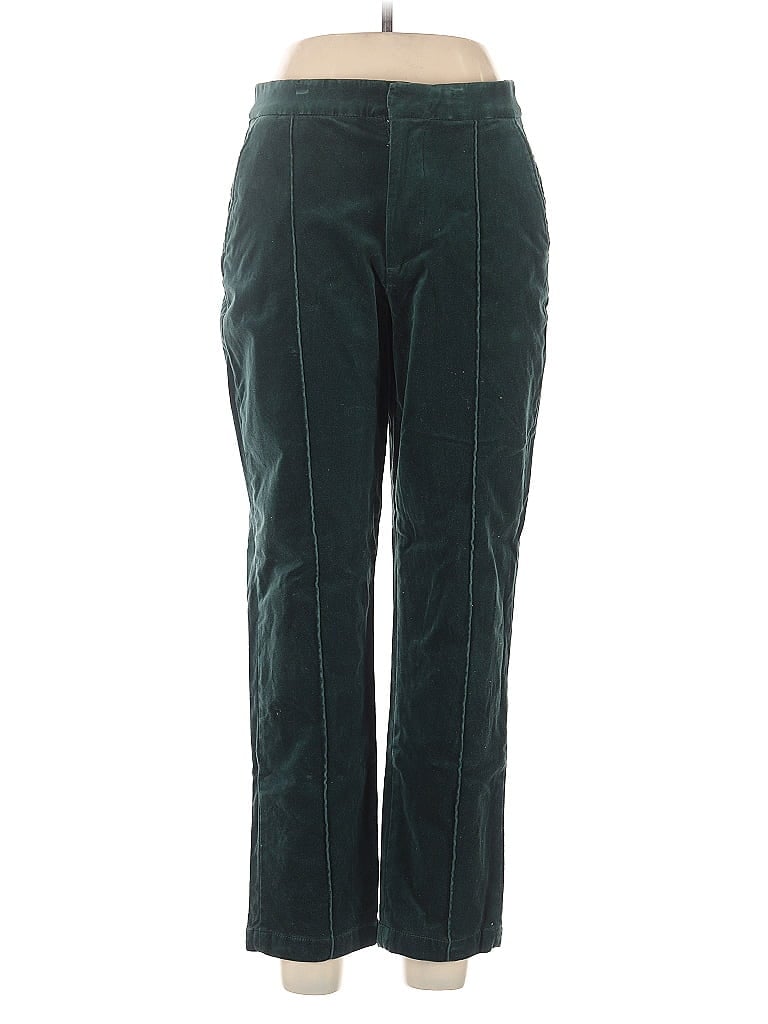 Pre-owned Lands' End Casual Pants In Green