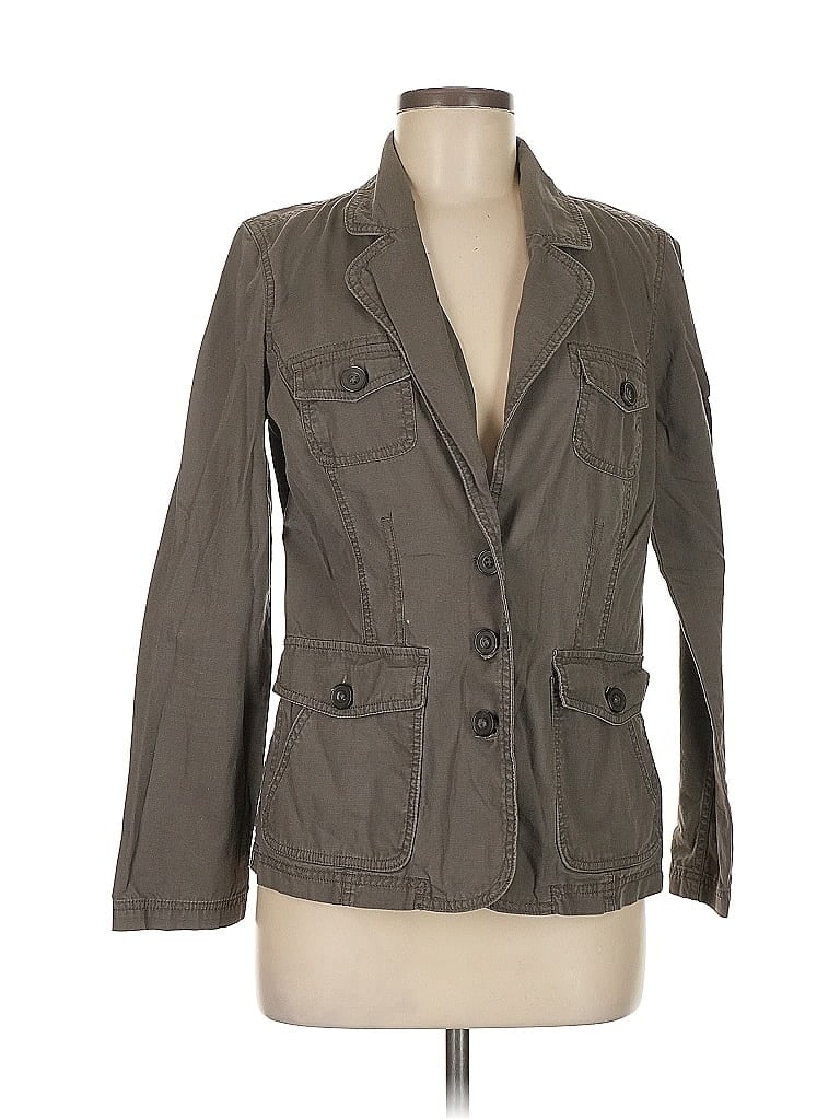 SONOMA life + style 100% Cotton Gray Blazer Size M - photo 1