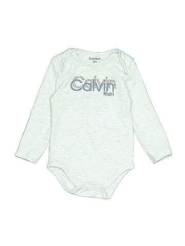 Calvin Klein Long Sleeve Onesie (view 1)